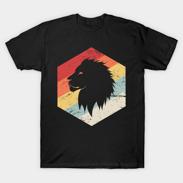 Retro 70s Lion T-Shirt by MeatMan